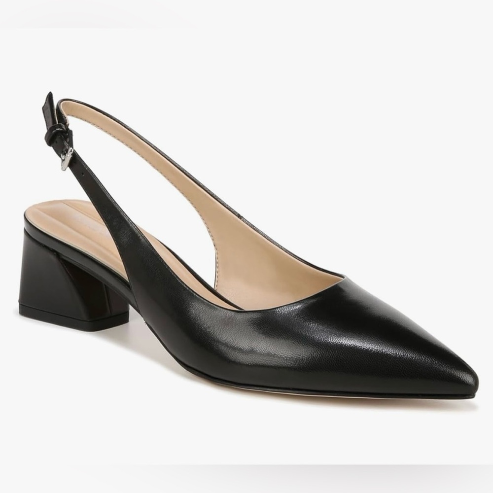 Franco Sarto Women's Racer Slingback Pump - Black - NWOT - 10W